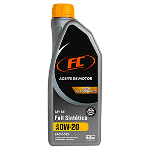 ACEITE DE MOTOR FC 0W20 SINTETICO SL QUART