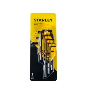JUEGO DE LLAVES ALLEN STANLEY 69-251 8 PIEZAS MILIMETRICAS