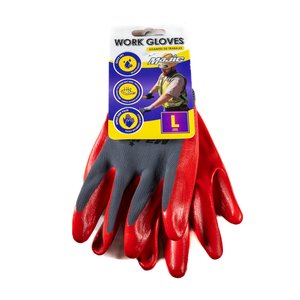 GUANTES MAJIC ROJO/GRIS NEGRO/GRIS TALLA L 953