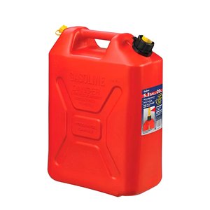 BIDON PARA GASOLINA SCEPTER ROJO 5,3 GALON (PLANO)