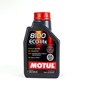ACEITE DE MOTOR MOTUL 8100 5W20 ECO-LITE SINTETICO 1 LT