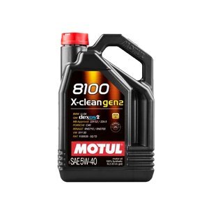 ACEITE DE MOTOR MOTUL 8100 5W40  X-CLEAN GEN2 SINTETICO 1LT